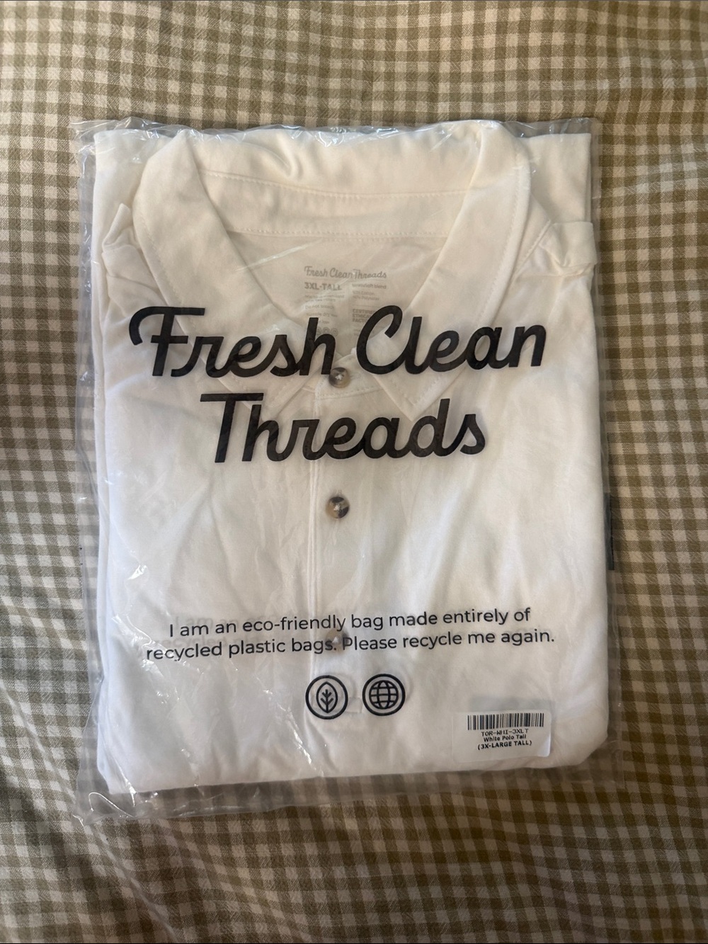 Men’s White Polo Shirt